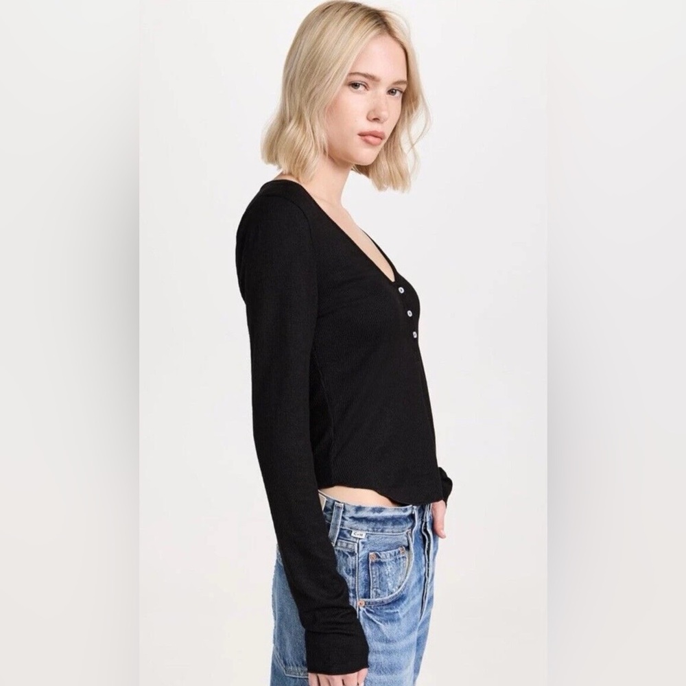 Free People Intimately Keep It Basic Black Layeri… - image 2